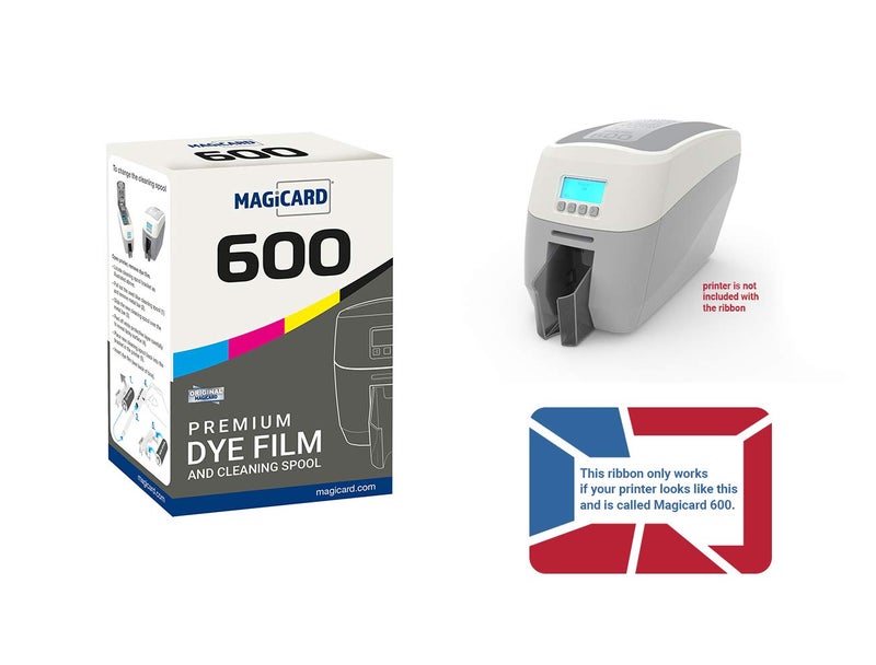 Bodno Magicard 600 Printer MB250YMCKOK Color Ribbon - YMCKOK - 250 Prints Software Demo Card - Image 3